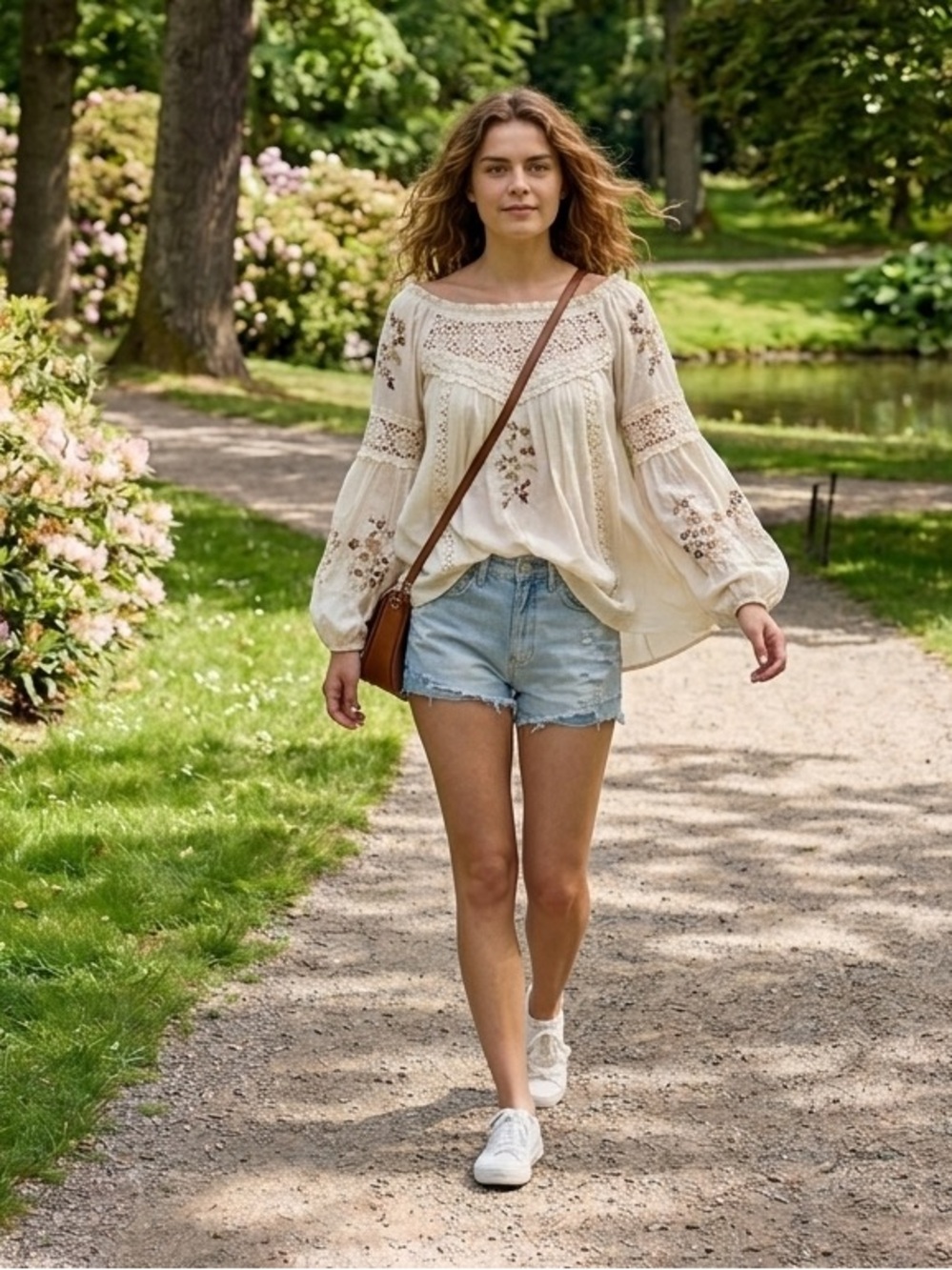 H&M Light Wash High Waisted Highly Distressed Jean Shorts Raw Cuffed Hem Pockets